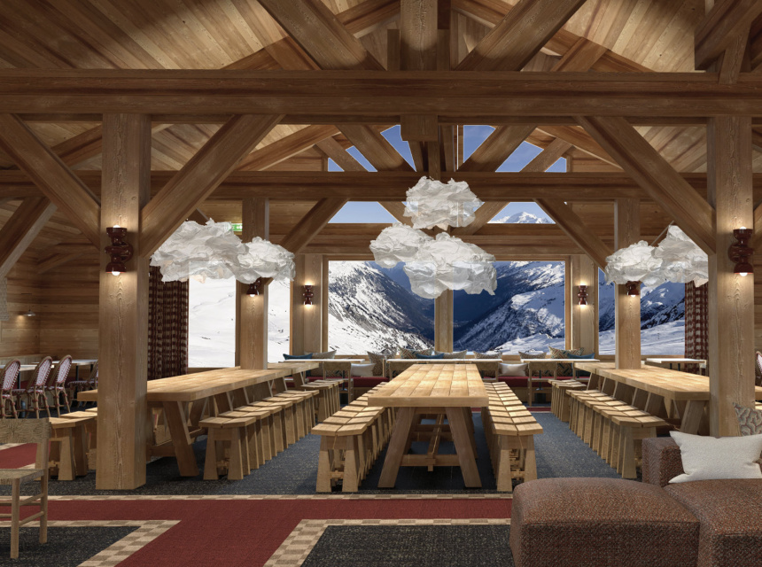 Plan Joran Food Court Grands Montets