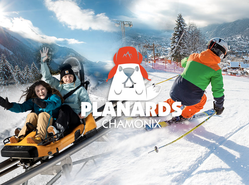 Les Planards Amusement Park Roller Coaster Chamonix 