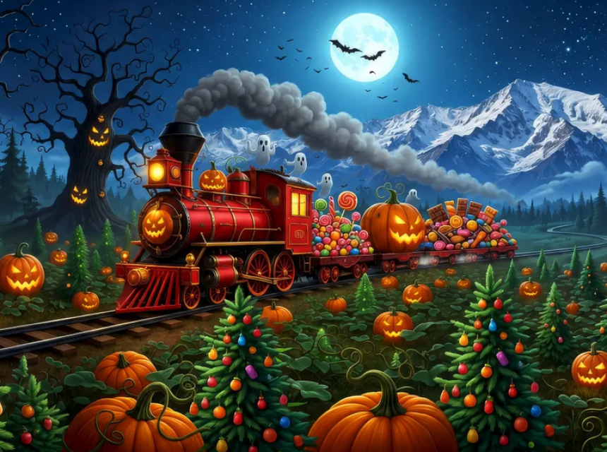 Le Train du Montenvers fête Halloween au cœur du massif du Mont-Blanc