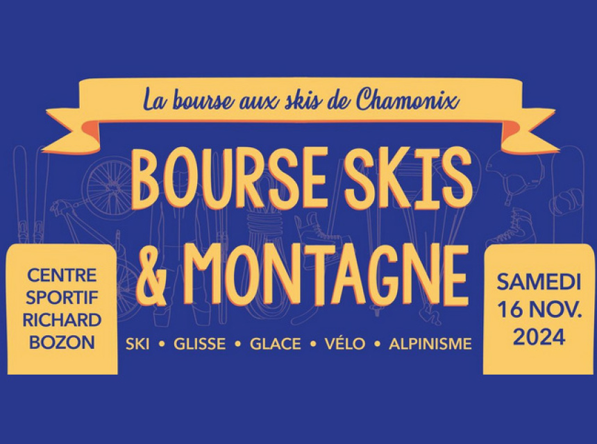 Bourse Skis, Montagne, Glisse Chamonix 2024