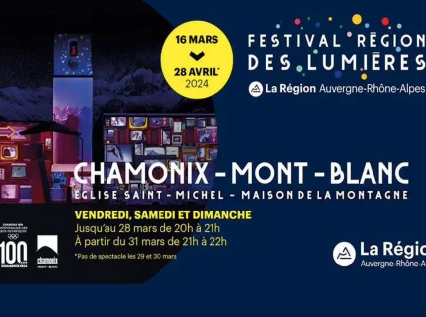 Festival Région des Lumières à Chamonix-Mont-Blanc