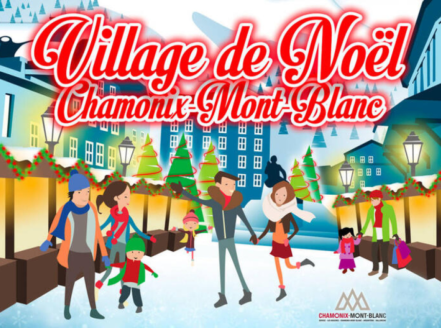 Village de Noel in Chamonix