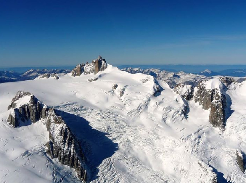 Vallee Blanche, from Helicopter. Photo © Jean-Charles Somville