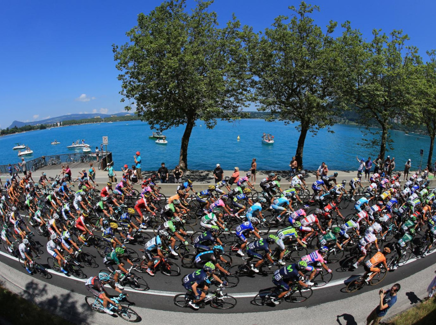 Annecy Tour de France Panorama Annecy Tour de France Panorama
