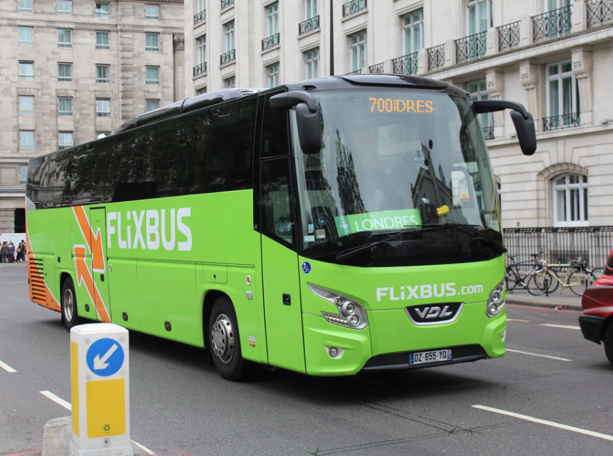 Flixbus bus Flixbus bus, photo @ https://www.flickr.com