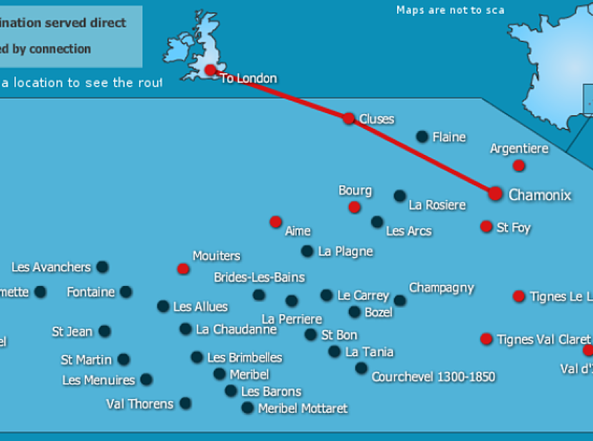 Royaume-Uni à Chamonix en bus de Snowexpress