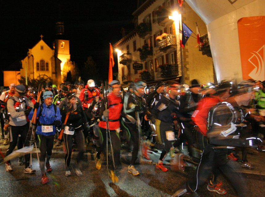 Start line Trail des Aiguilles Rouges