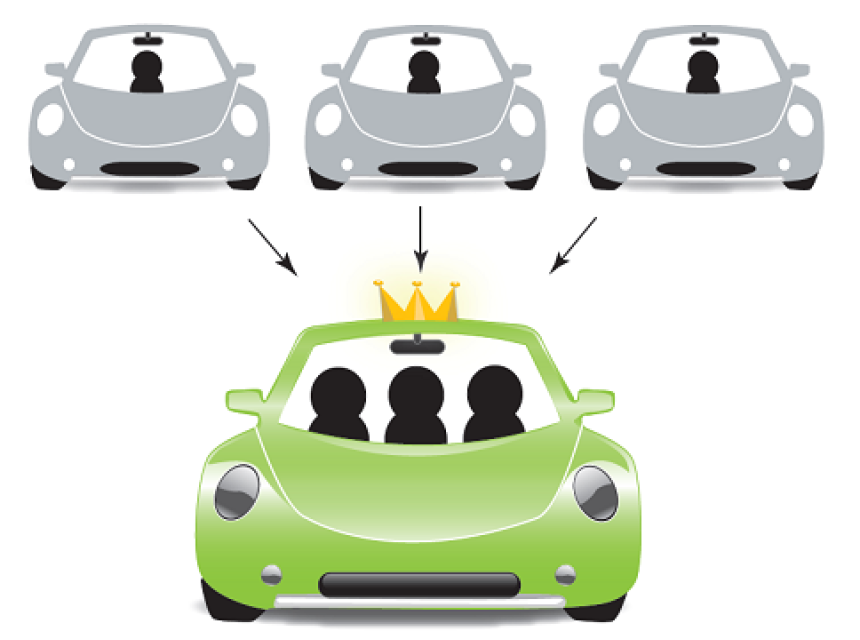 Carpooling Chamonix