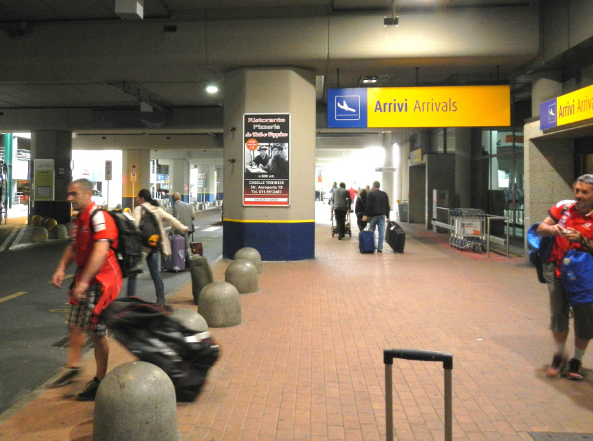Caselle Airport (Sandro Pertini) Exit from Arrivals Hall
