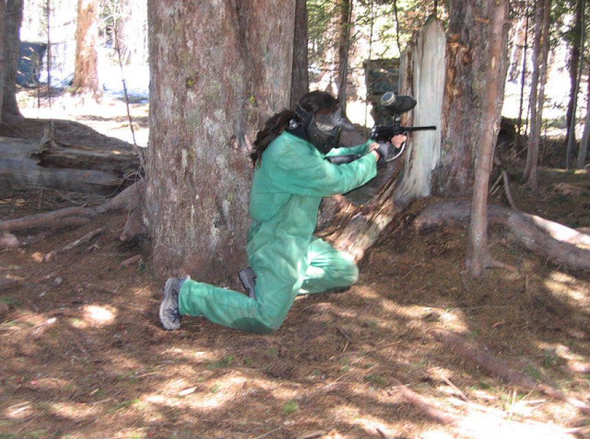 Paintball in Chamonix