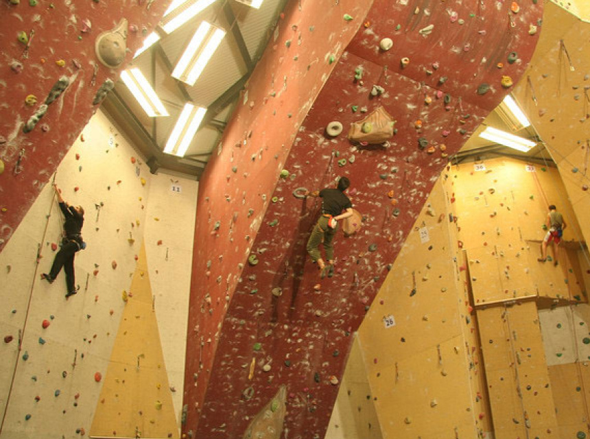 Indoor Climbing In Chamonix