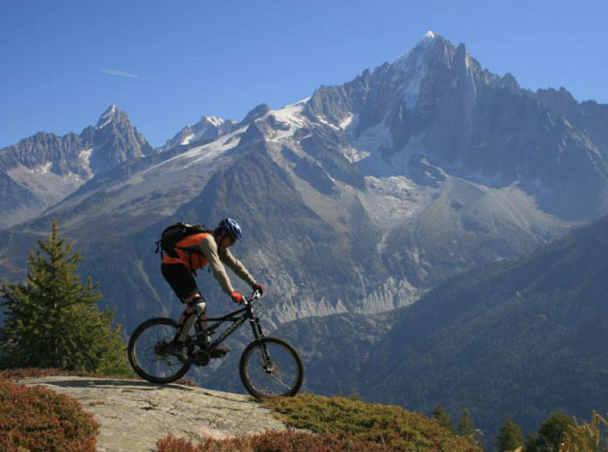 Mountain Biking in the Alps - Megeve, Les Saisies
