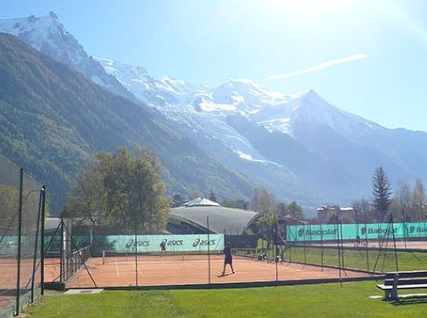 Tennis Court in Chamonix