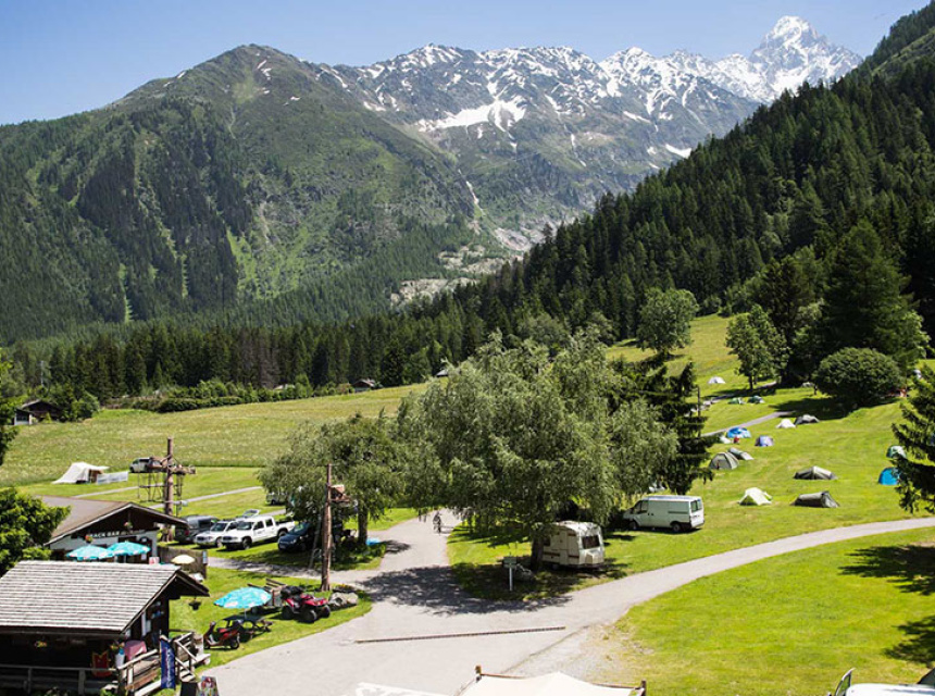 camping glacier argentiere chamonix