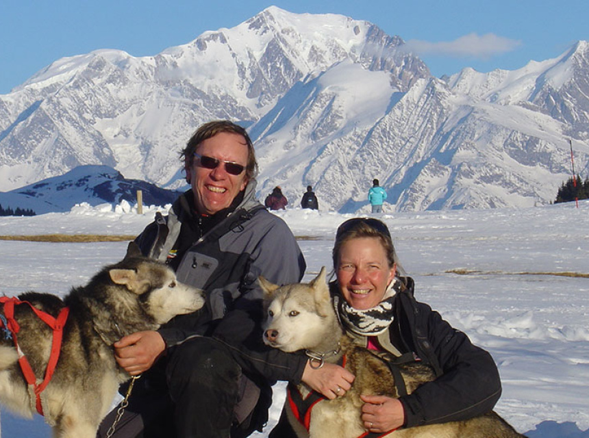 huskydalen dog sledding chamonix