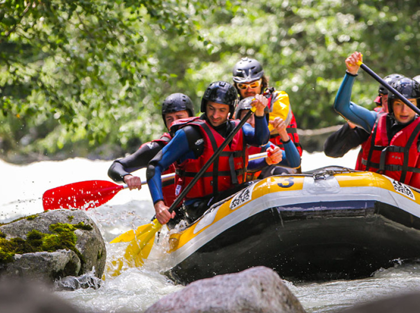 session rafting chamonix