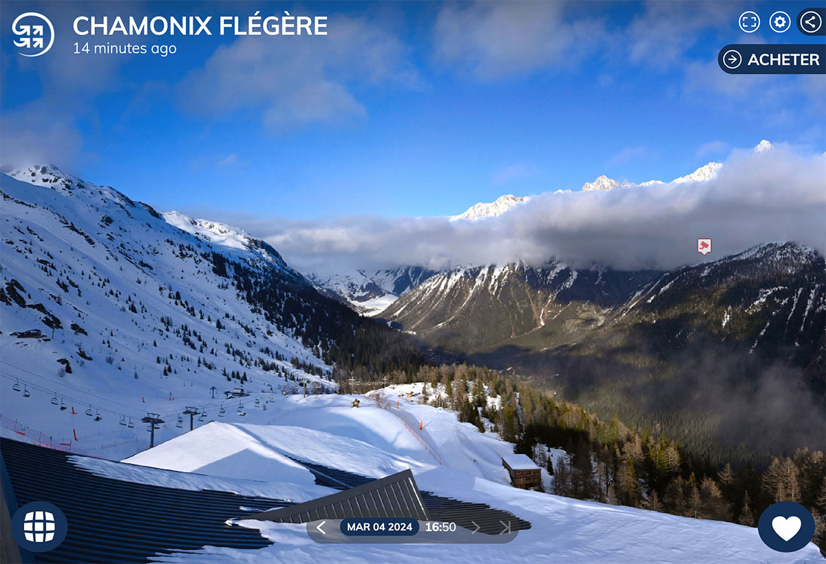 Flegere Panoramic webcam